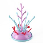Egoutte - biberons arbre, grande capacit 6 biberons et accessoires, bac de rcupration d?eau amovible, ...