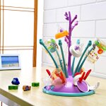 Egouttoir de biberons portable, support de s�chage pour voyage et maison