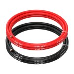 Electric wire tinned copper cable - 2 separate red and black wires each for drones, 3d printers, batteries, ...