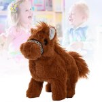 Electronique de cheval de course avec des animations qui marche, qui remue la queue, cadeau pour les ...