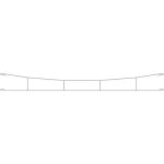 Elment de catnaire h0 viessmann 4142 (h0) voie profi fleischmann, (h0) voie rocoline (sans ballast) ...