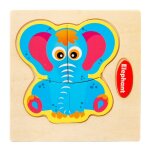 Eléphant - puzzle 3d en bois pour bébé, petite taille, animal de dessin animé, planche'apprenticumbria ... Eléphant - puzzle 3d en bois pour bébé, petite taille, animal de dessin animé, planche'apprenticumbria ...