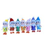 Elfe de no�l, ornement de d�coration pour poup�e, cadeau pour enfants, jouet elfe de no�l (7pcs)