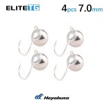 Elite tg - tte de gabarit en tungstne pour pche sous glace, leurre souple en eau profonde, crochet ...