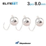 Elite tg - tte de gabarit en tungstne pour pche sous glace, leurre souple en eau profonde, crochet ...