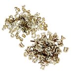Embellissements de scrapbooking en bois, a z lettres 0 9 chiffres 400x, embellissements pour jeux d'enfants ...