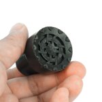 Embouts de couverture en caoutchouc pour tapis antidérapant, bâtons noirs pour la marche et la randonnée, ... Embouts de couverture en caoutchouc pour tapis antidérapant, bâtons noirs pour la marche et la randonnée, ...
