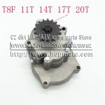 Embrayage a dents t8f 11t 14t 17t 20t, bote de vitesses, pignon 33cc 43cc 49cc ty rod ii go kart mini ...