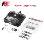 Emetteur radio rc fs - i4x 2. 4g 4ch avec rcepteur fs - a6 pour hlicoptre rc, tlcommande d'avion ...