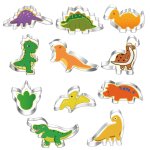 Emporte - pices dinosaure, 11 pices de formes diffrentes, emporte - pices en acier inoxydable, pour ...