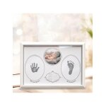 Empreinte digitale ornements 12 mois cadre photo bb cadeaux d'anniversaire p31b