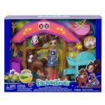 Enchantimals barnyard nursery playset with haydie horse doll & trotter