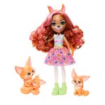 Enchantimals - coffret famille de renard fennec - mini poup�e - 4 ans et +