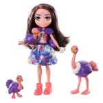 Enchantimals poup�e ofelia autruche 15 cm et autruchons
