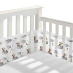 Enclos de lit respirant pour bb, parc pour bb, doublure de lit en maille respirante, lit bb a 4 ...