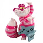 Enesco this way cheshire cat figurine
