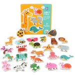 Enfants b�b� en bois bois cognition puzzle apprentissage jouet �ducatif cadeaux de no�l pour enfant d�veloppem ...