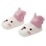 Enfants b�b� tout - petits gar�ons b�b�s filles cartoon animaux anti - slip chaussettes chaudes tricot�e ...