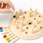 Enfants bois couleur mmoire bton dechecs enfants allumette bois jeu de mmoire intelligent logique ...