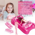 Enfants faisant machine a tricoter bricolage coiffure bracelet tricot casque jouet tress� costume de ...