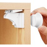 Enfant magntique cabinet de scurit, scurit placard bb (4 verrous & 1 cls), serrure magntique ...
