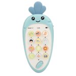 Enfants t�l�phone jouet carotte forme enfant educatif t�l�phone portable jouet de dentition avec effet ...