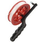 Enrouleur de cerf - volant, ligne de ficelle torsade de 100m, roue rouge
