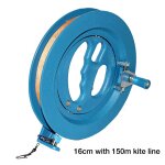 Enrouleur de ligne de cerf - volant professionnel 150 / 200m, roue de prhension avec 650 pieds, 60lb, ...