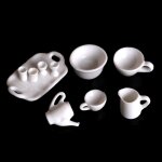 Ensemble de 10 assiettes a thé pour maison de poupée, vaisselle, tasse, cadeau de jeu pour fille, jouets ... Ensemble de 10 assiettes a thé pour maison de poupée, vaisselle, tasse, cadeau de jeu pour fille, jouets ...