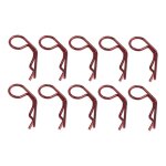 Ensemble de 10 clips de coque en mtal rc, broches r - pin universelles pour camion tlcommand 1 / ...
