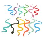 Ensemble de 12 pi�ces de serpent en plastique, jouet de farces pour enfants, remplisseuses de sacs, cadeaux ...