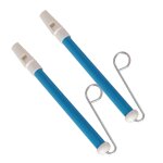 Ensemble de 2 pi�ces sifflet coulissant classique, dispositif anti - bruit pour enfants, jeux parent ...