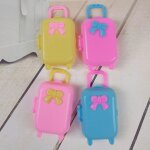 Ensemble de 2 pices de valise, jouet cosplay mignon, maison de poupe lgre, valise a bagages miniature, ...