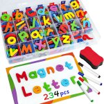 Ensemble de 244 chiffres de lettres magnétiques, alphabet en mousse et minuscule abc 123 aimants pour ... Ensemble de 244 chiffres de lettres magnétiques, alphabet en mousse et minuscule abc 123 aimants pour ...