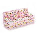 Ensemble de 3 canaps et 2 oreillers pour maison de poupe barbie