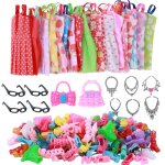 Ensemble de 32 pices de vtements et chaussures pour poupes barbie pour filles jouets d'accessoires ...