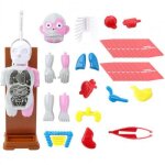 Ensemble de 37 pices de cartes d'horreur et de corps humain, mannequin educatif, son horrible, accessoire ...