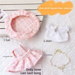 Ensemble de 4 pièces de 10 cm en coton pour poupées avec robe en velours taille normale 15 cm perle collier ... Ensemble de 4 pièces de 10 cm en coton pour poupées avec robe en velours taille normale 15 cm perle collier ...