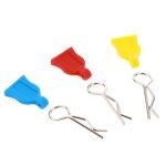 Ensemble de 4 pi�ces clip de coque en silicone facile a enlever, broche r 1 / 10 rc camion chenille 1 ...