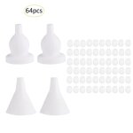 Ensemble de 64 pi�ces de filtre en coton jetable, dispositif d'aspiration nasale, accessoire pour nettoyer ...