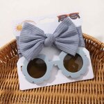 Ensemble d'accessoires pour cheveux de bébé, 2 pièces, n?uds souples, bande de sauna pour, lunettes rondes ... Ensemble d'accessoires pour cheveux de bébé, 2 pièces, n?uds souples, bande de sauna pour, lunettes rondes ...