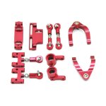 Ensemble d'accessoires de mise a niveau de voiture wpl d12 rc, pi�ces de mise a niveau de voiture d12 ...