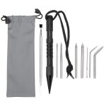 Ensemble d'aiguilles pour corde de parapluie en acier inoxydable, 9 pices, pour bricolage, bracelet, ...
