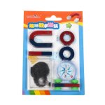 Ensemble d'aimants de boussole en forme de u, anneau de barre, outils d'exprimentation scientifique ...