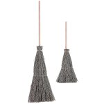 Ensemble de balais de sorcier miniatures - 2 balais décoratifs en maïs pour poupées, décoration intérieure ... Ensemble de balais de sorcier miniatures - 2 balais décoratifs en maïs pour poupées, décoration intérieure ...