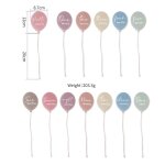 Ensemble de ballons en acrylique pour bébé, cartes ata lestone, numéro mensuel, accessoire de photographie ... Ensemble de ballons en acrylique pour bébé, cartes ata lestone, numéro mensuel, accessoire de photographie ...