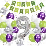 Ensemble de ballons d'anniversaire pour garçon - ballons d'anniversaire pour 2e anniversaire - vert et ... Ensemble de ballons d'anniversaire pour garçon - ballons d'anniversaire pour 2e anniversaire - vert et ...