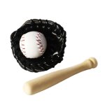 Ensemble de baseball, 3 pièces / ensemble, jouet de sport, pour faire semblant de jouer a dollhouse Ensemble de baseball, 3 pièces / ensemble, jouet de sport, pour faire semblant de jouer a dollhouse