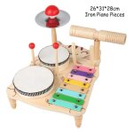 Ensemble de batterie en bois pour b¿¿b¿¿ , jouets musicaux tingpersch, xylophone ¿¿ 8 tons, piano paroissial, ... Ensemble de batterie en bois pour b¿¿b¿¿ , jouets musicaux tingpersch, xylophone ¿¿ 8 tons, piano paroissial, ...