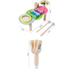 Ensemble de batterie en bois montessori pour enfants , instruments de musique pour b¿¿b¿¿, kit de musique ... Ensemble de batterie en bois montessori pour enfants , instruments de musique pour b¿¿b¿¿, kit de musique ...